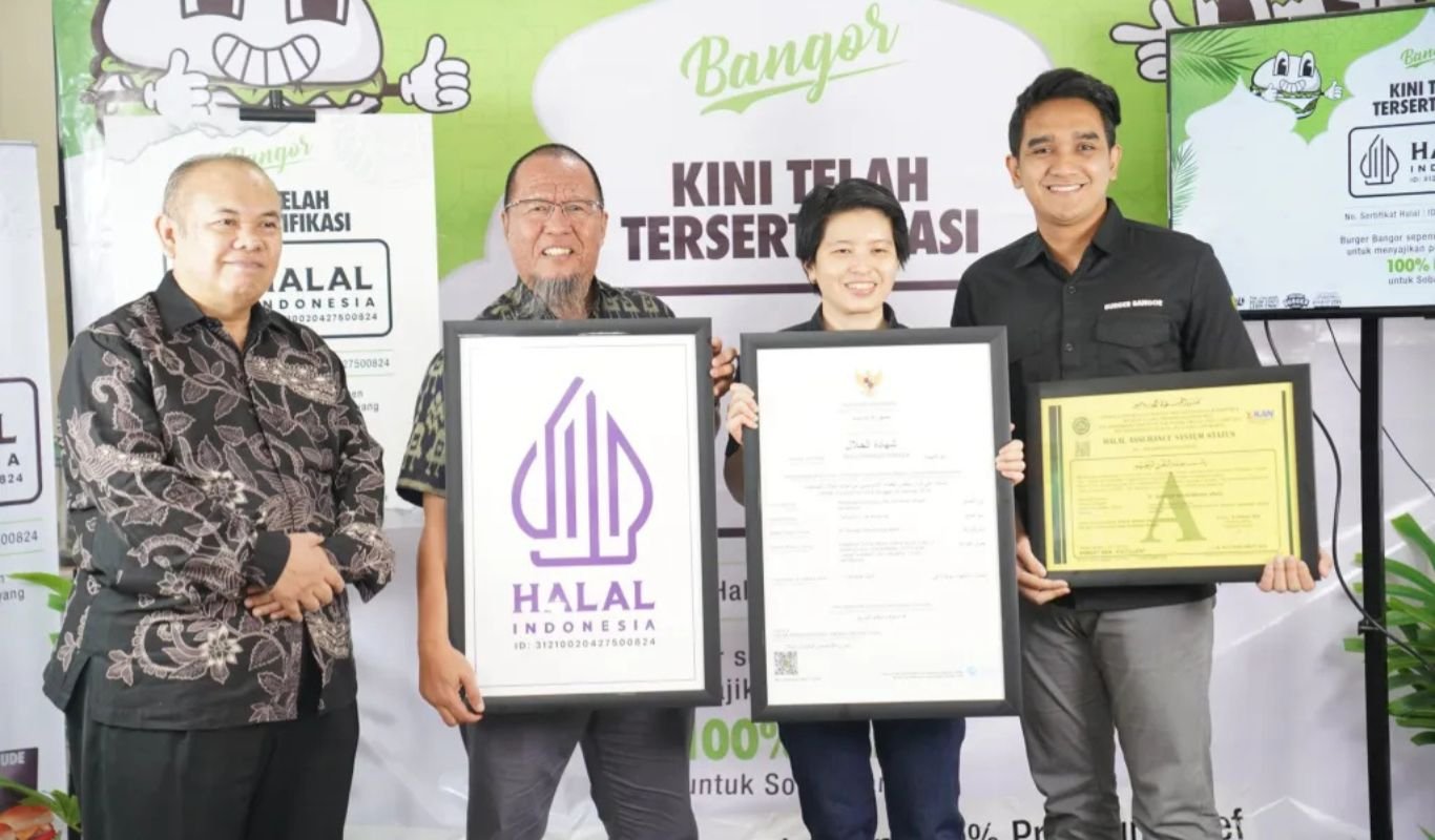 Burger Bangor: Burger Halal Rendah Lemak 100% Premium Beef